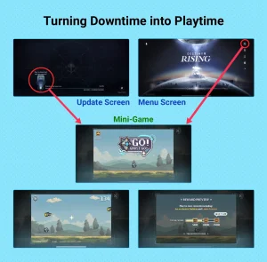 Turning Downtime into Playtime: Destiny Rising loading screen minigame