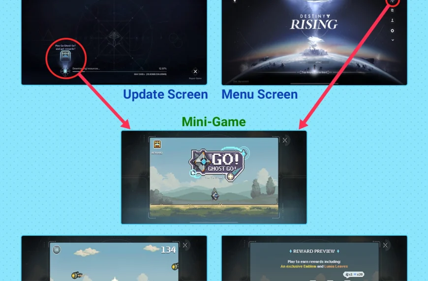 Turning Downtime into Playtime: Destiny Rising loading screen minigame